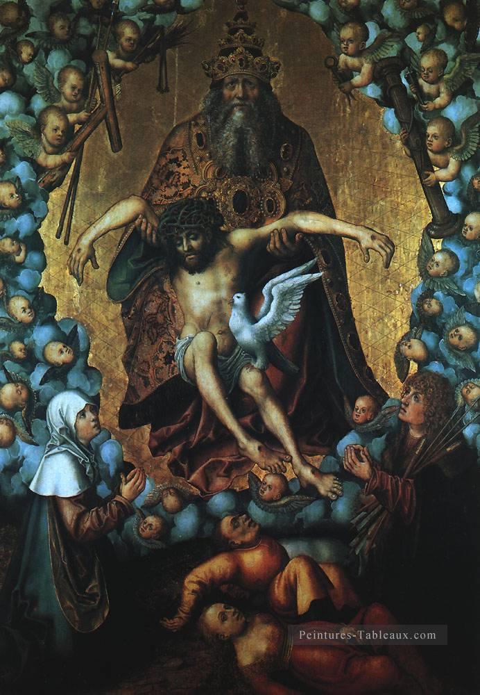 La Trinité Renaissance Lucas Cranach l’Ancien Peintures à l'huile